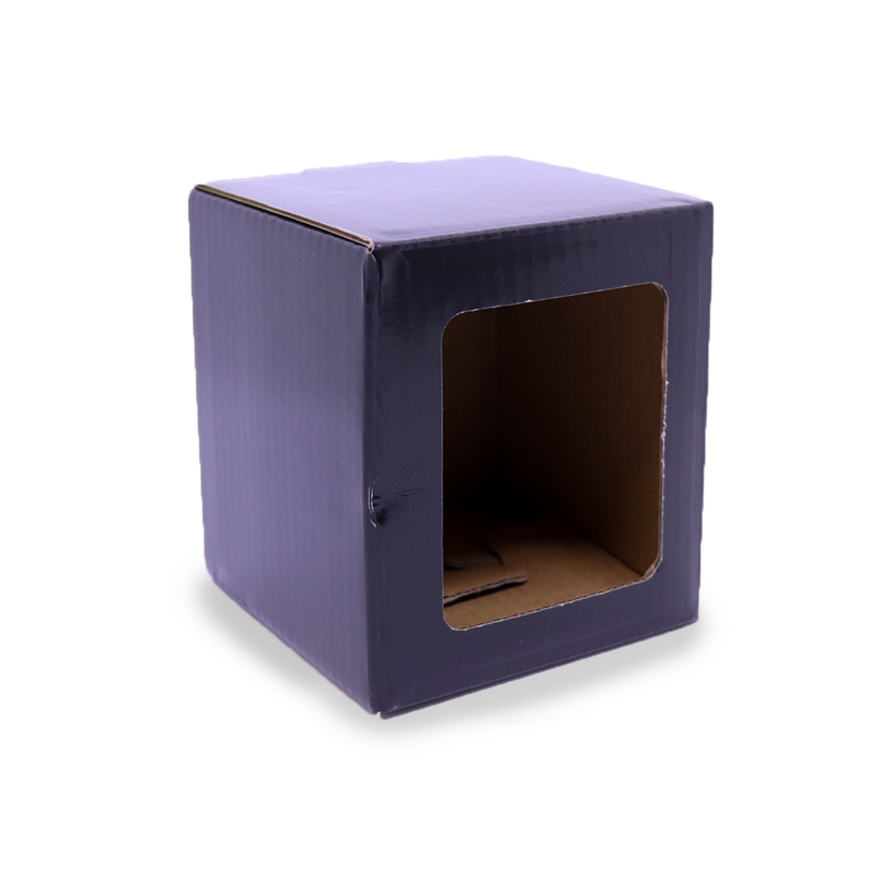 Candle Gift Box - Medium - Black - with Window