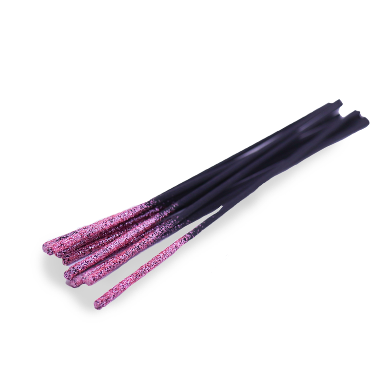 Diffuser Reeds 220mm - Black Glitter Pink (6 x 10 pack)