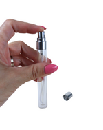 10ml Glass Spray Perfume Bottle With Shiny Silver Atomiser