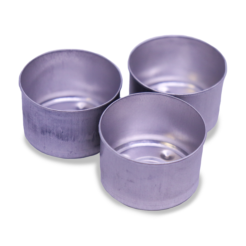 9hr Aluminium Tealight Cups (Pack of 50)