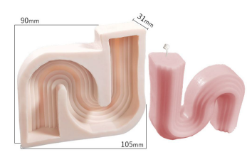 S Shaped Silicone Mould