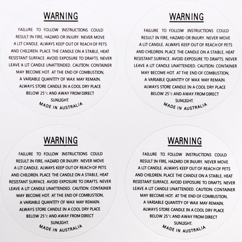 40mm Gloss Warning Labels