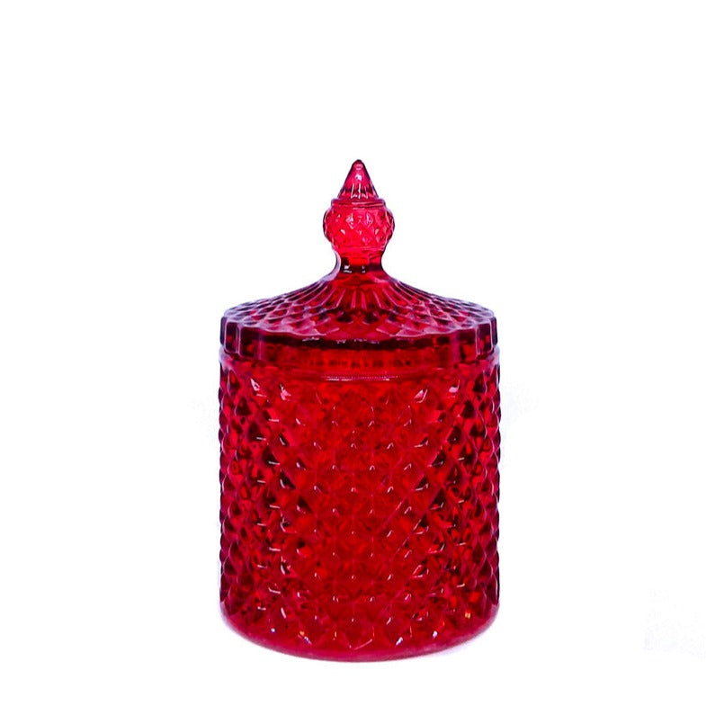 Windsor Candle Jar Medium Red Ruby Christmas