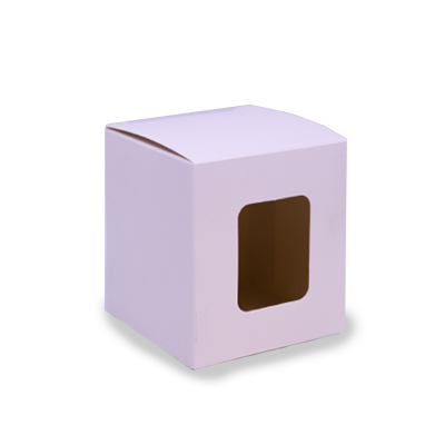 Lux Candle Gift Box - Small - White - Window