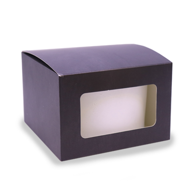 Lux Candle Gift Box - XL - Black - Window